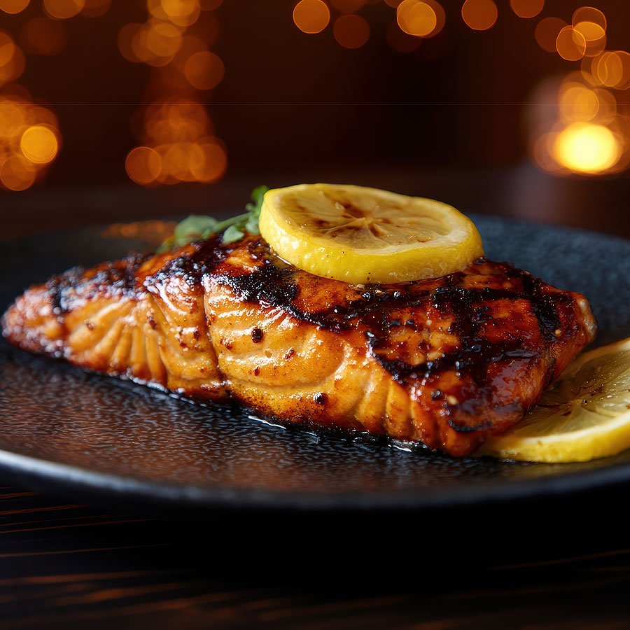 Frisches Lachsfilet mit Haut – Bild 4