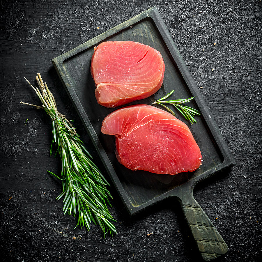 Frisches Thunfischfilet in Premiumqualität