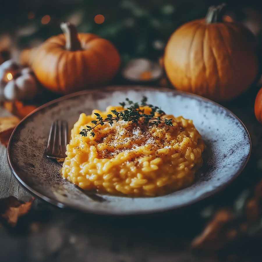 Risotto mit Kürbis