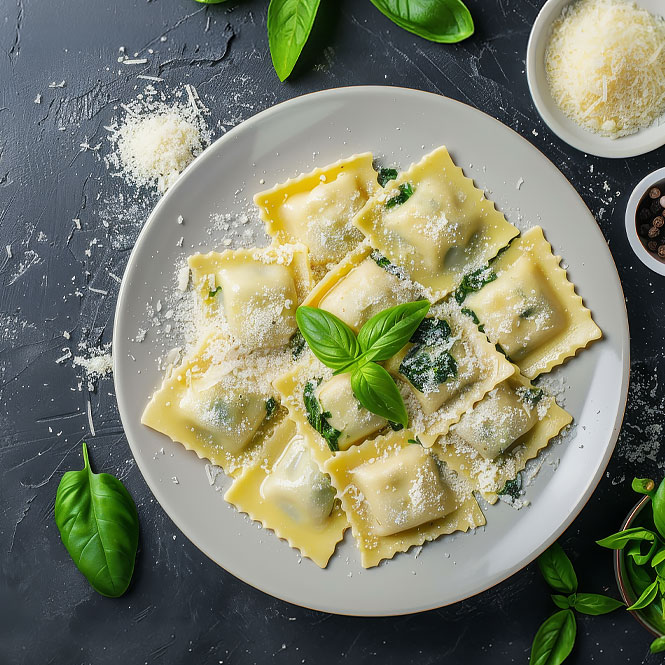 Tortelloni Ricotta & Spinat – Bild 2
