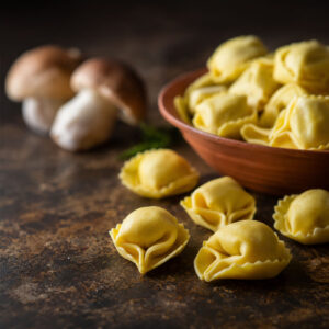 Tortelloni mit Steinpilzen