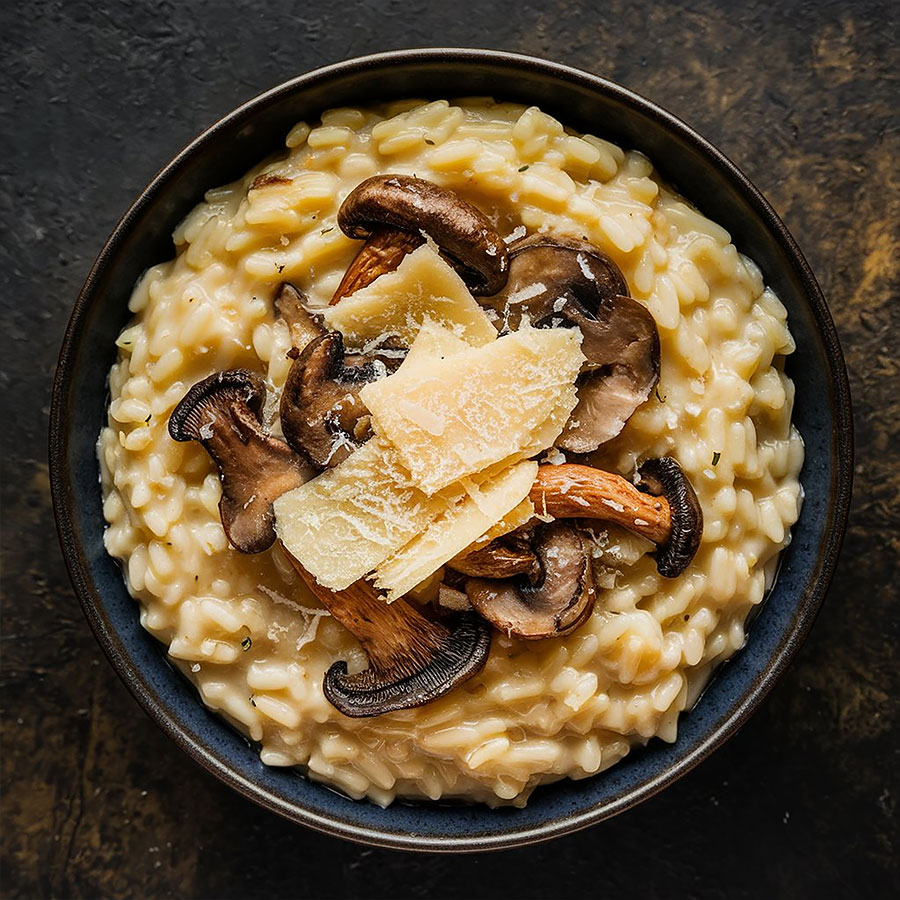 Risotto mit Steinpilzen